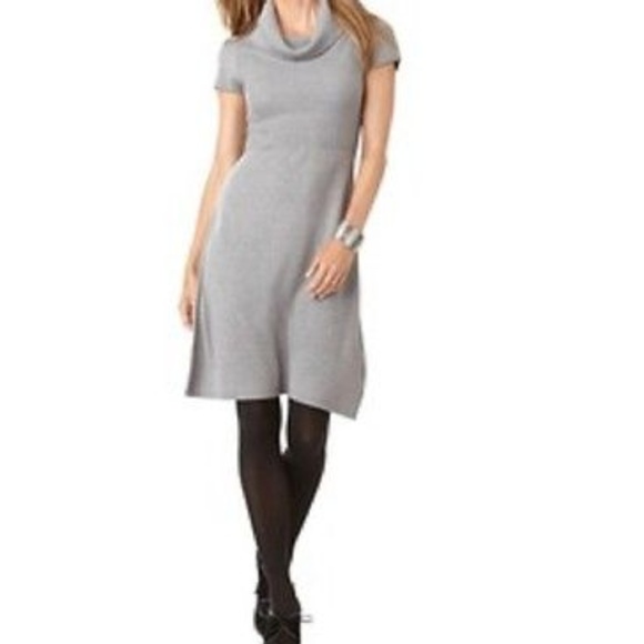 Calvin Klein Dresses & Skirts - Calvin Klein Cowl Neck Sort Sleeve Sweater Dress M